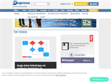 Tablet Screenshot of itespresso.de
